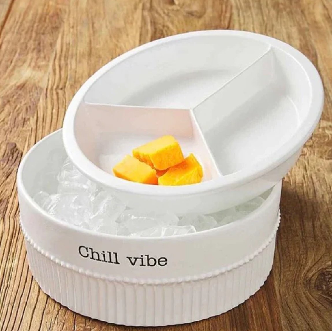 Mud Pie Mud Pie Divided Dip Chiller Dish | CeCe's Home & Gifts