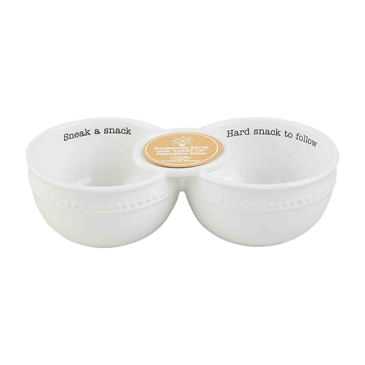 Mud Pie Mud Pie Double Dip Bowl | CeCe's Home & Gifts