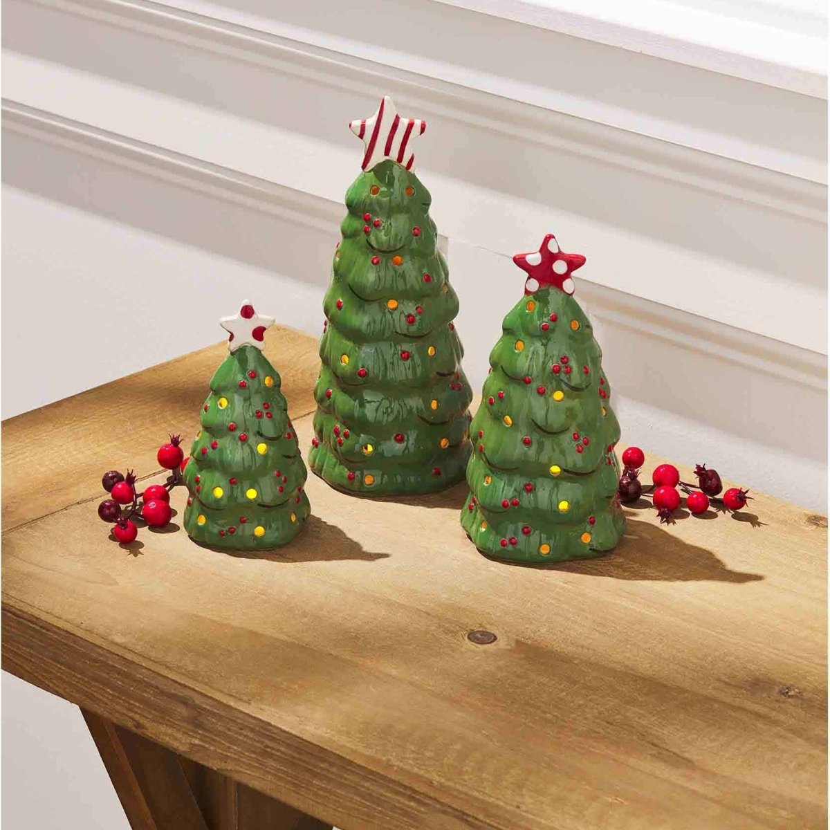 Mud Pie Mud Pie Farm Christmas Tree Sitter - 3 Sizes to Choose From | CeCe's Home & Gifts
