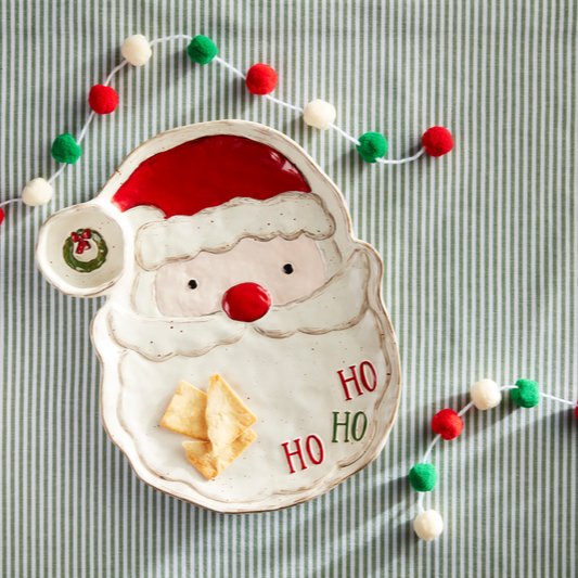 Mud Pie Mud Pie Farm Santa Chip & Dip Set | CeCe's Home & Gifts