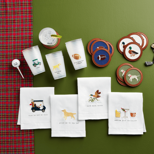Mud Pie Mud Pie Football Icon Party Cup Set | CeCe's Home & Gifts