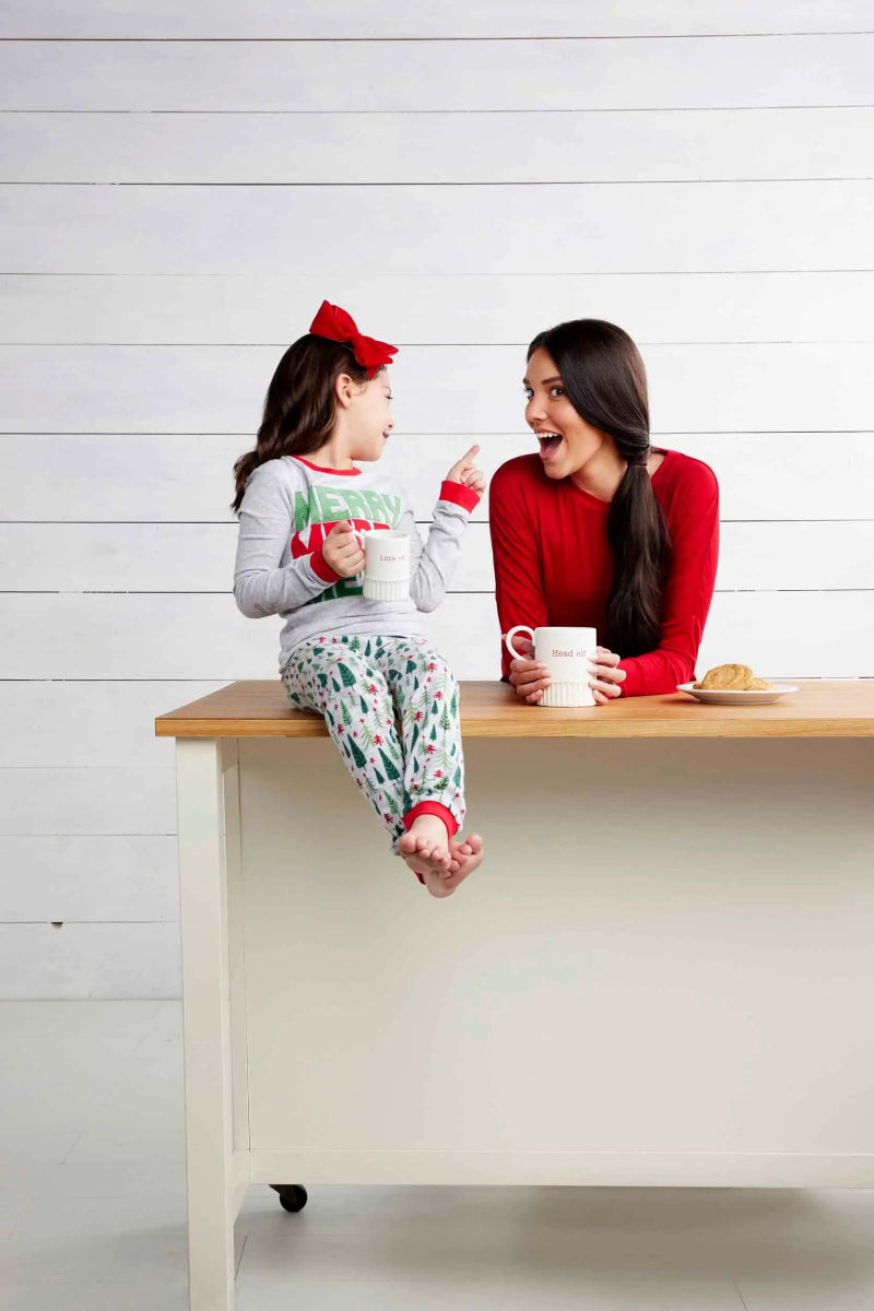 Mud Pie Mud Pie Holiday Big Elf & Little Elf Mug Set | CeCe's Home & Gifts