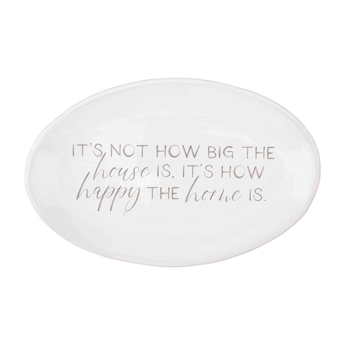 Mud Pie Mud Pie "It's Not Happy" Sentimate Plate | CeCe's Home & Gifts