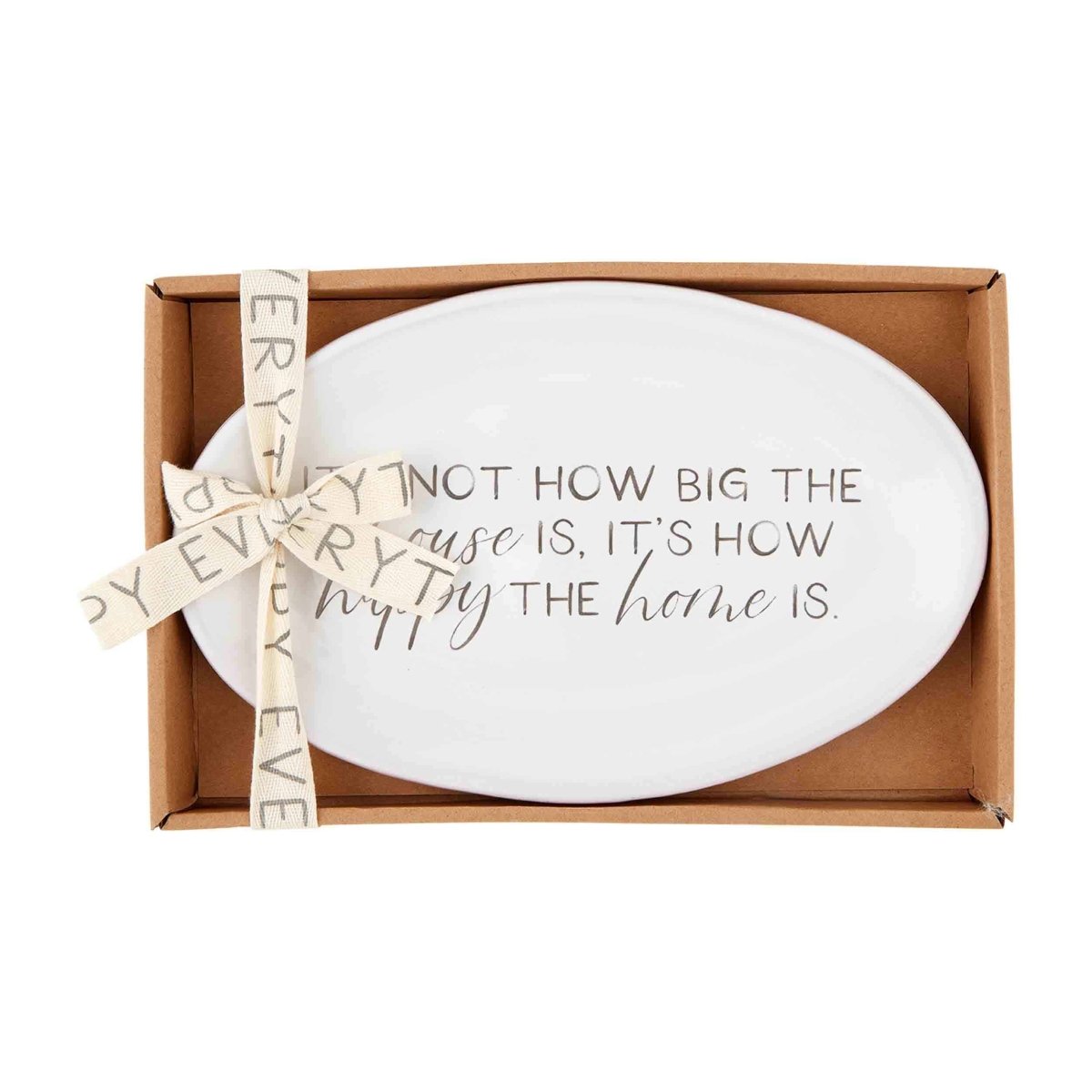 Mud Pie Mud Pie "It's Not Happy" Sentimate Plate | CeCe's Home & Gifts