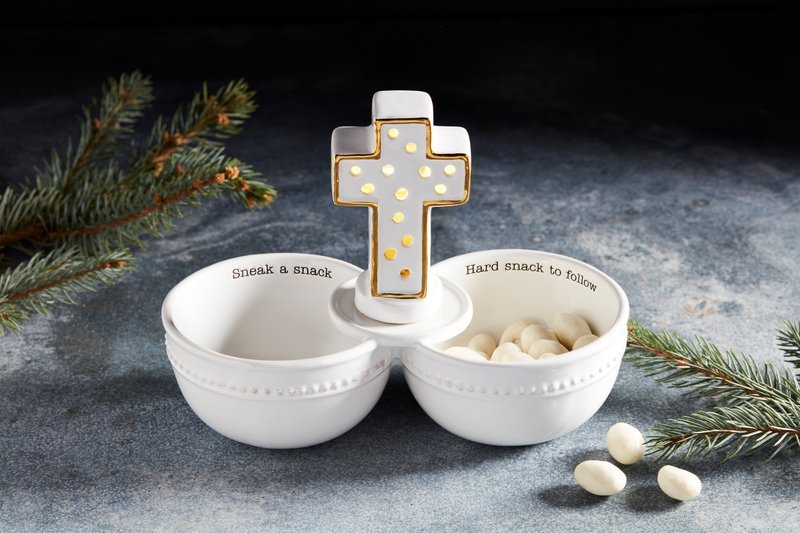 Mud Pie Mud Pie Light-Up Cross Sitter | CeCe's Home & Gifts