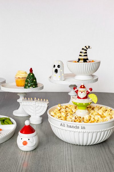 Mud Pie Mud Pie Light - Up Menorah Sitter | CeCe's Home & Gifts