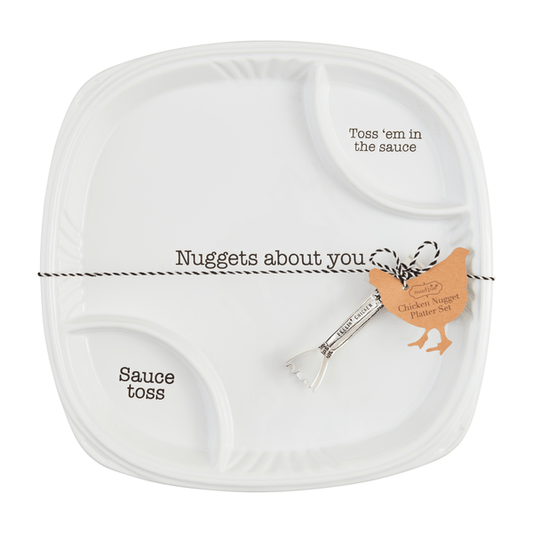 Mud Pie Mud Pie "Nuggets About You" Platter Set | CeCe's Home & Gifts
