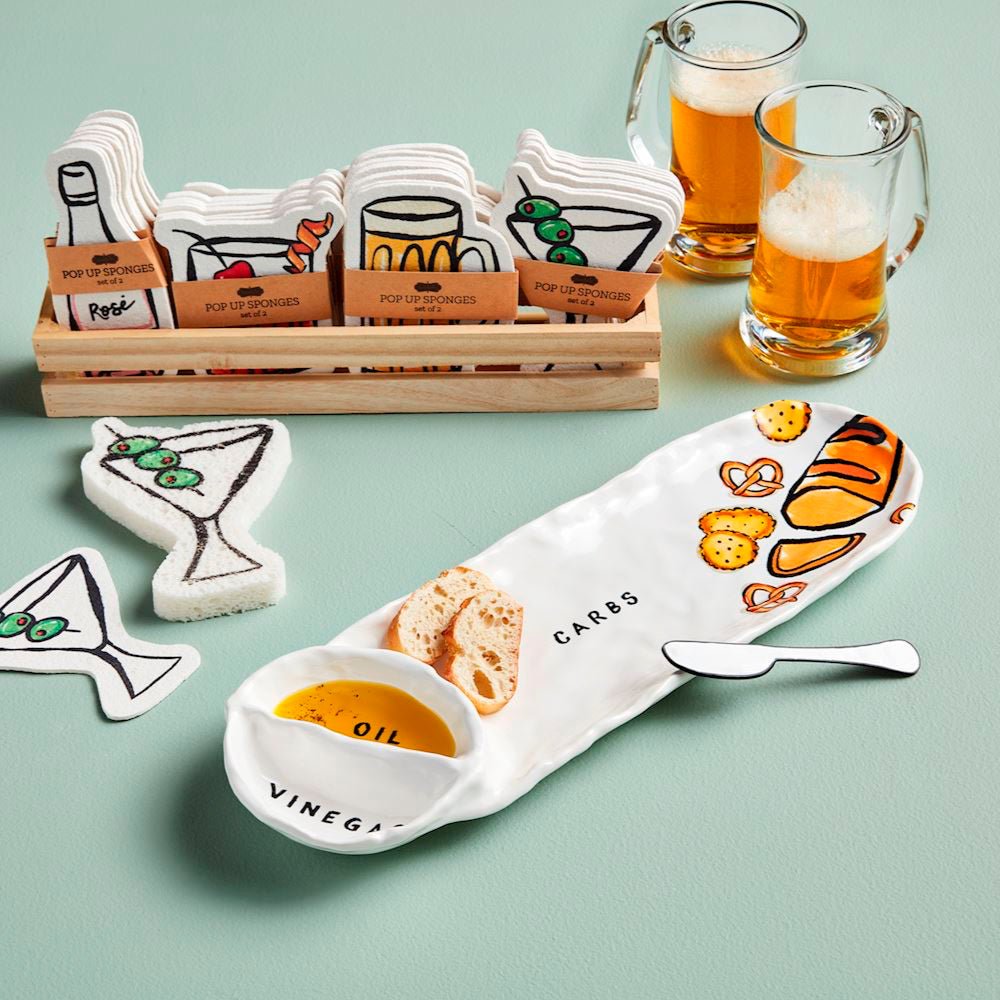 Mud Pie Mud Pie Oil & Vinegar Dipping Tray Set | CeCe's Home & Gifts