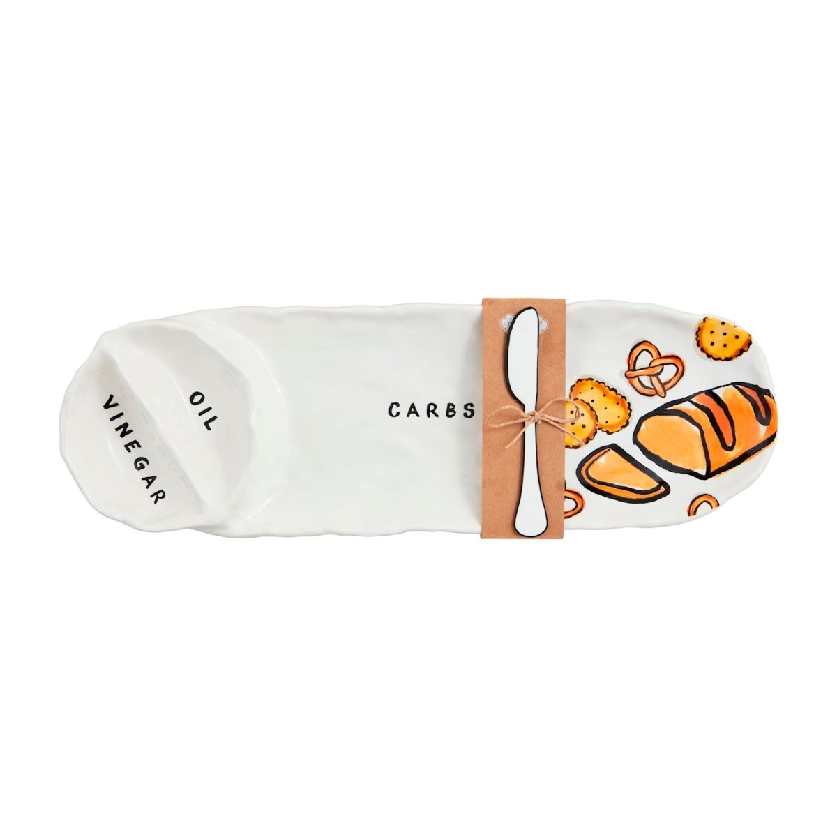 Mud Pie Mud Pie Oil & Vinegar Dipping Tray Set | CeCe's Home & Gifts
