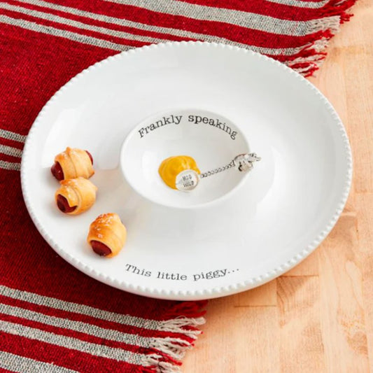 Mud Pie Mud Pie Pigs In A Blanket Platter Set | CeCe's Home & Gifts