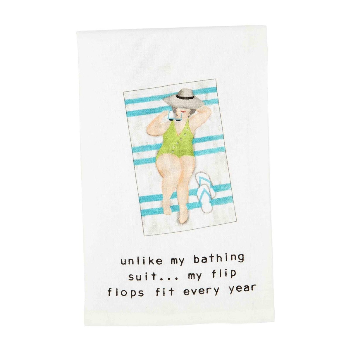 Mud Pie Mud Pie Pool Ladies Hand Towels - HILLARIOUS | CeCe's Home & Gifts