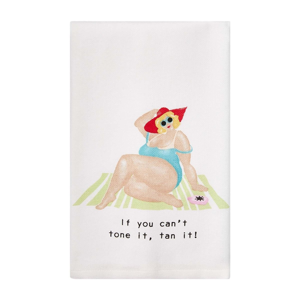 Mud Pie Mud Pie Pool Ladies Hand Towels - HILLARIOUS | CeCe's Home & Gifts