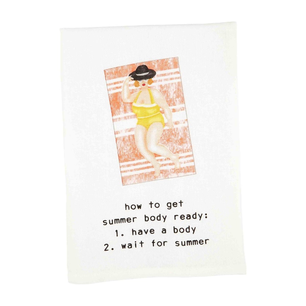 Mud Pie Mud Pie Pool Ladies Hand Towels - HILLARIOUS | CeCe's Home & Gifts