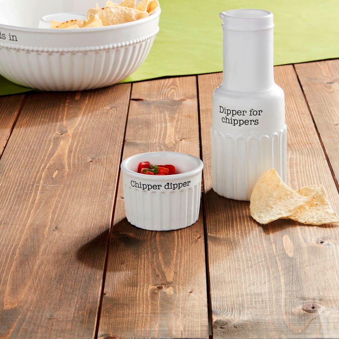 Mud Pie Mud Pie Salsa Carafe & Bowl Set | CeCe's Home & Gifts