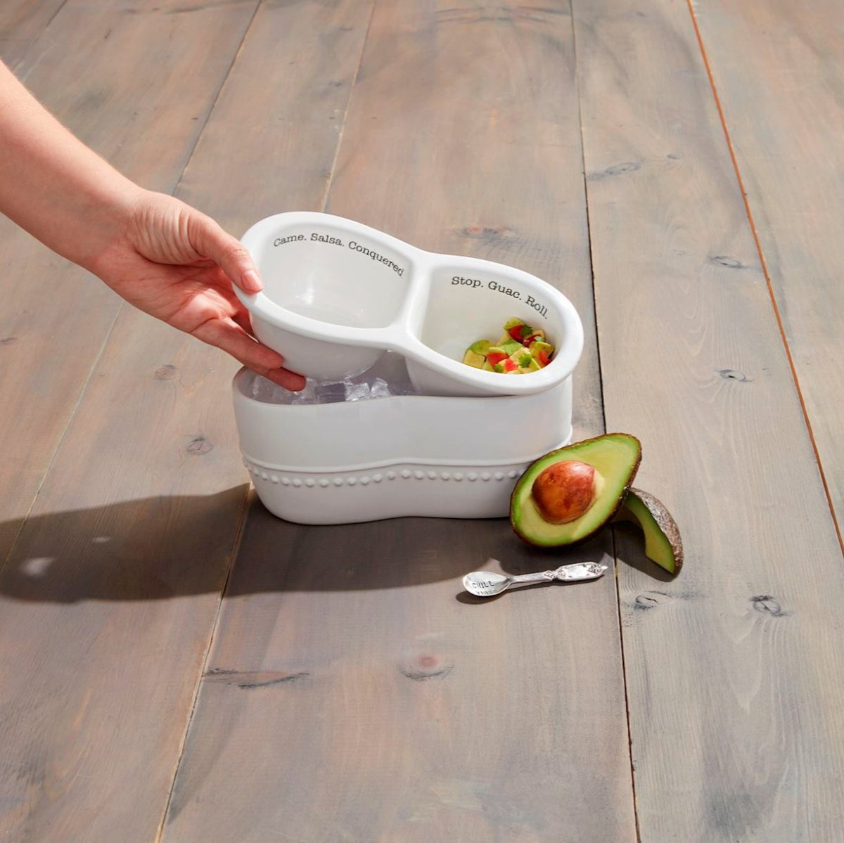 Mud Pie Mud Pie Salsa & Guac Chiller Set | CeCe's Home & Gifts