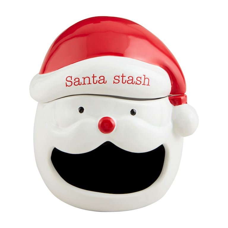 Mud Pie Mud Pie Santa Open Candy Container | CeCe's Home & Gifts