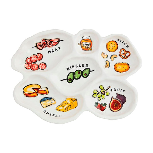 Mud Pie Mud Pie Sectioned Charcuterie Platter | CeCe's Home & Gifts