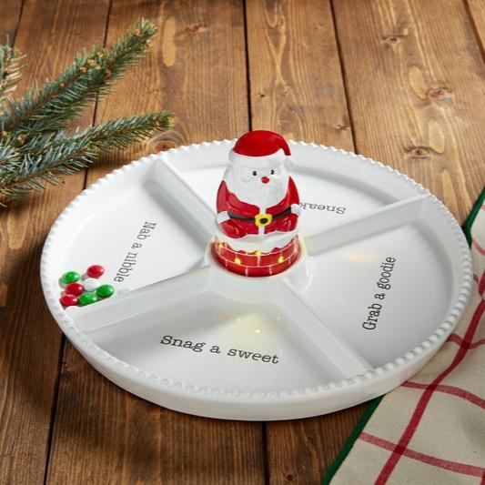 Mud Pie Mud Pie Singing Light - Up Santa Sitter | CeCe's Home & Gifts