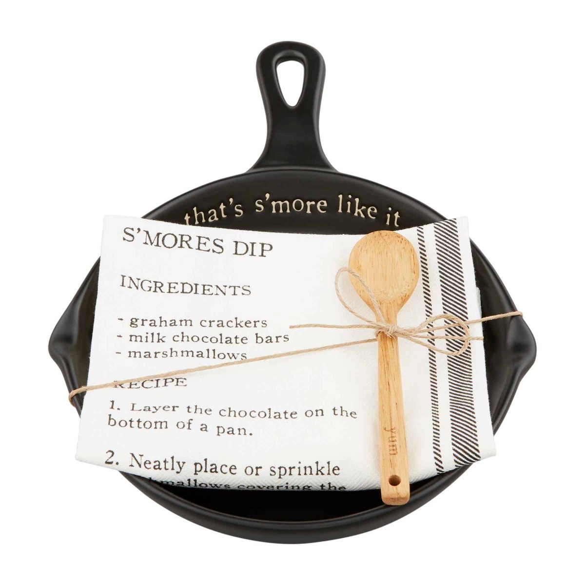 Mud Pie Mud Pie S'more Dip Skillet Set | CeCe's Home & Gifts