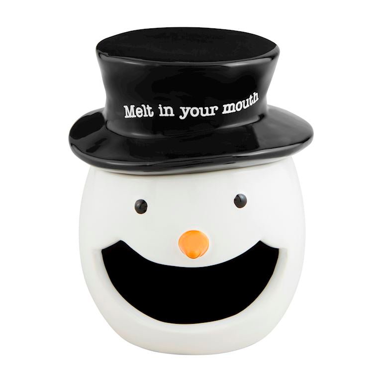 Mud Pie Mud Pie Snowman Open Candy Container | CeCe's Home & Gifts