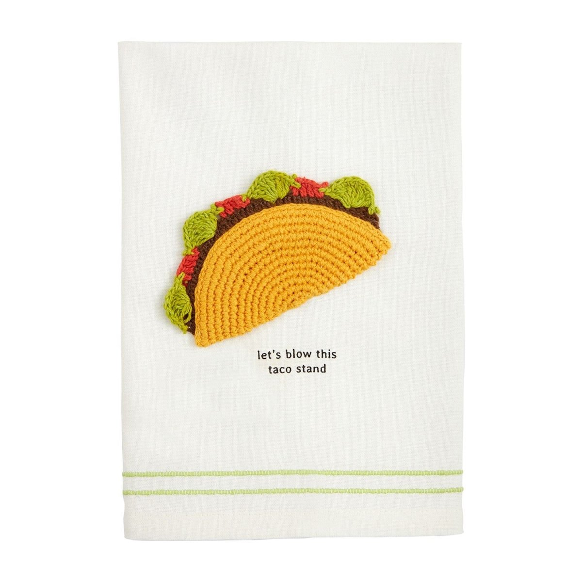 Mud Pie Mud Pie Taco Fiesta Crochet Towel | CeCe's Home & Gifts