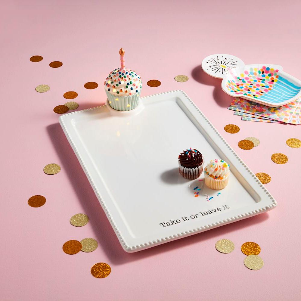 Mud Pie Mud Pie "Take It Or Leave It" Accessory Platter | CeCe's Home & Gifts