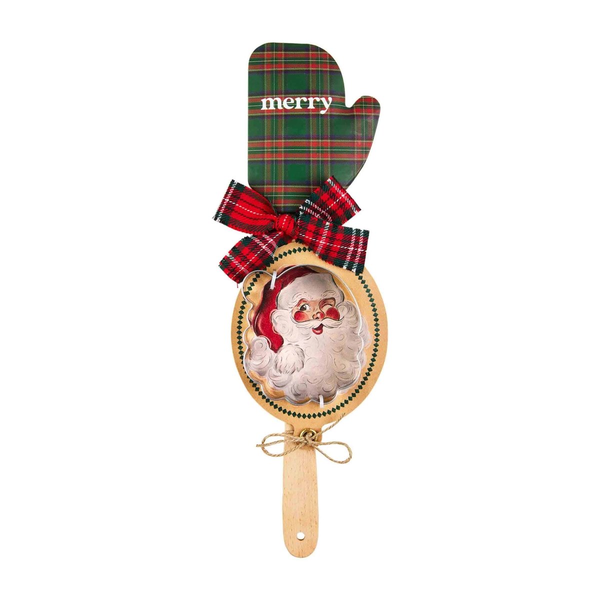 Mud Pie Mud Pie Tartan Silicone Spatula & Cookie Cutter Set - 3 Styles | CeCe's Home & Gifts