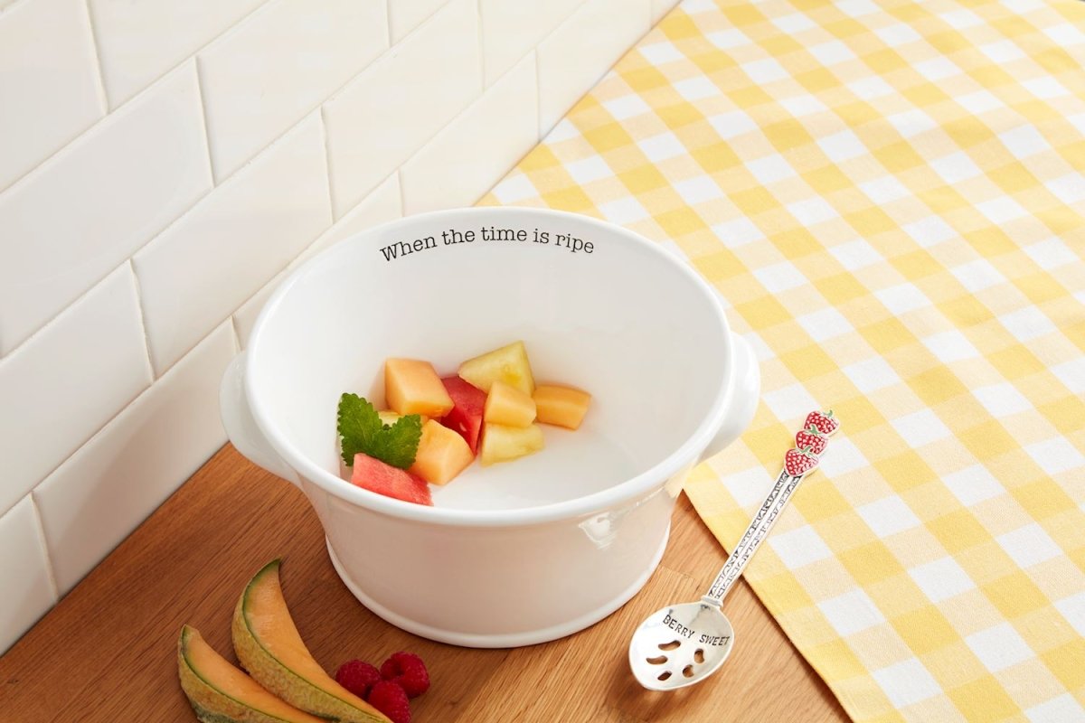 Mud Pie Mud Pie "Time Is Ripe" Fruit Bowl Set | CeCe's Home & Gifts