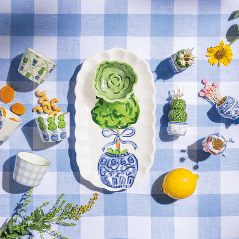 Mud Pie Mud Pie Topiary Tray Tidbit Set | CeCe's Home & Gifts