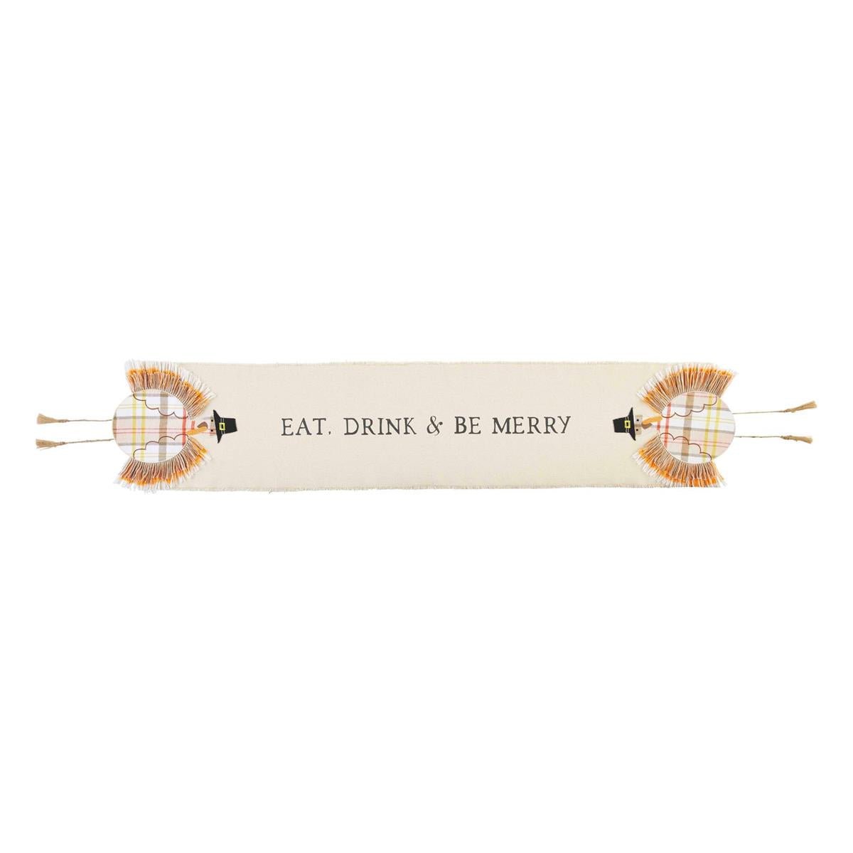 Mud Pie Mud Pie Turkey Dangle Leg Table Runner | CeCe's Home & Gifts