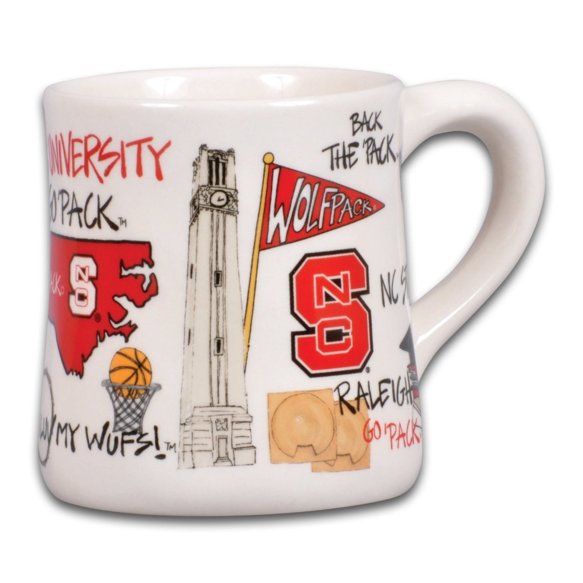 Magnolia Lane North Carolina State University Icon Ceramic Mug | CeCe's Home & Gifts