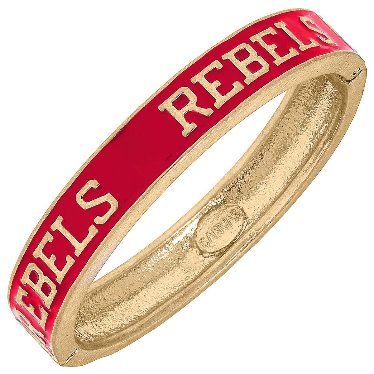 Canvas Style Ole Miss Rebels Enamel Hinge Bangle | CeCe's Home & Gifts