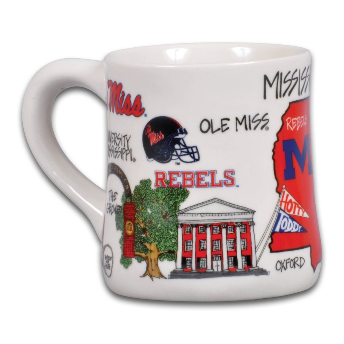 Magnolia Lane Ole Miss Rebels Icon Mug | CeCe's Home & Gifts