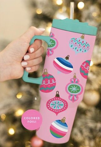 Mary Square Ornaments To Go Tumbler (30 oz.) | CeCe's Home & Gifts