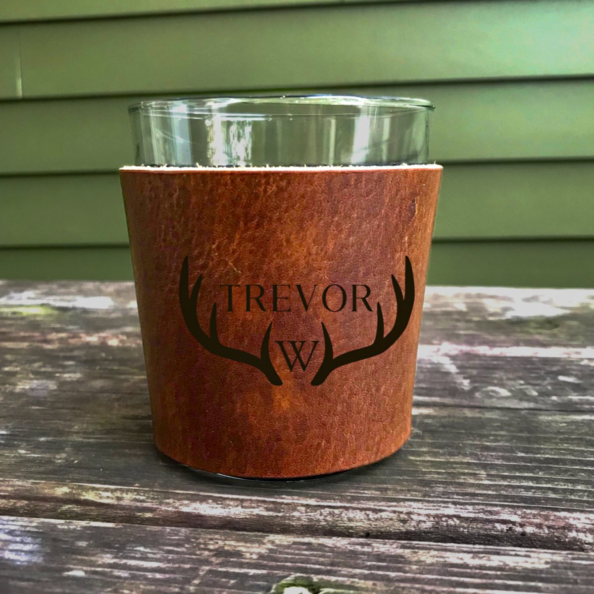 Jimmy Rockit Rocks Glass & Leather Wrap | CeCe's Home & Gifts