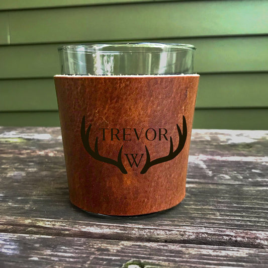 Jimmy Rockit Rocks Glass & Leather Wrap | CeCe's Home & Gifts