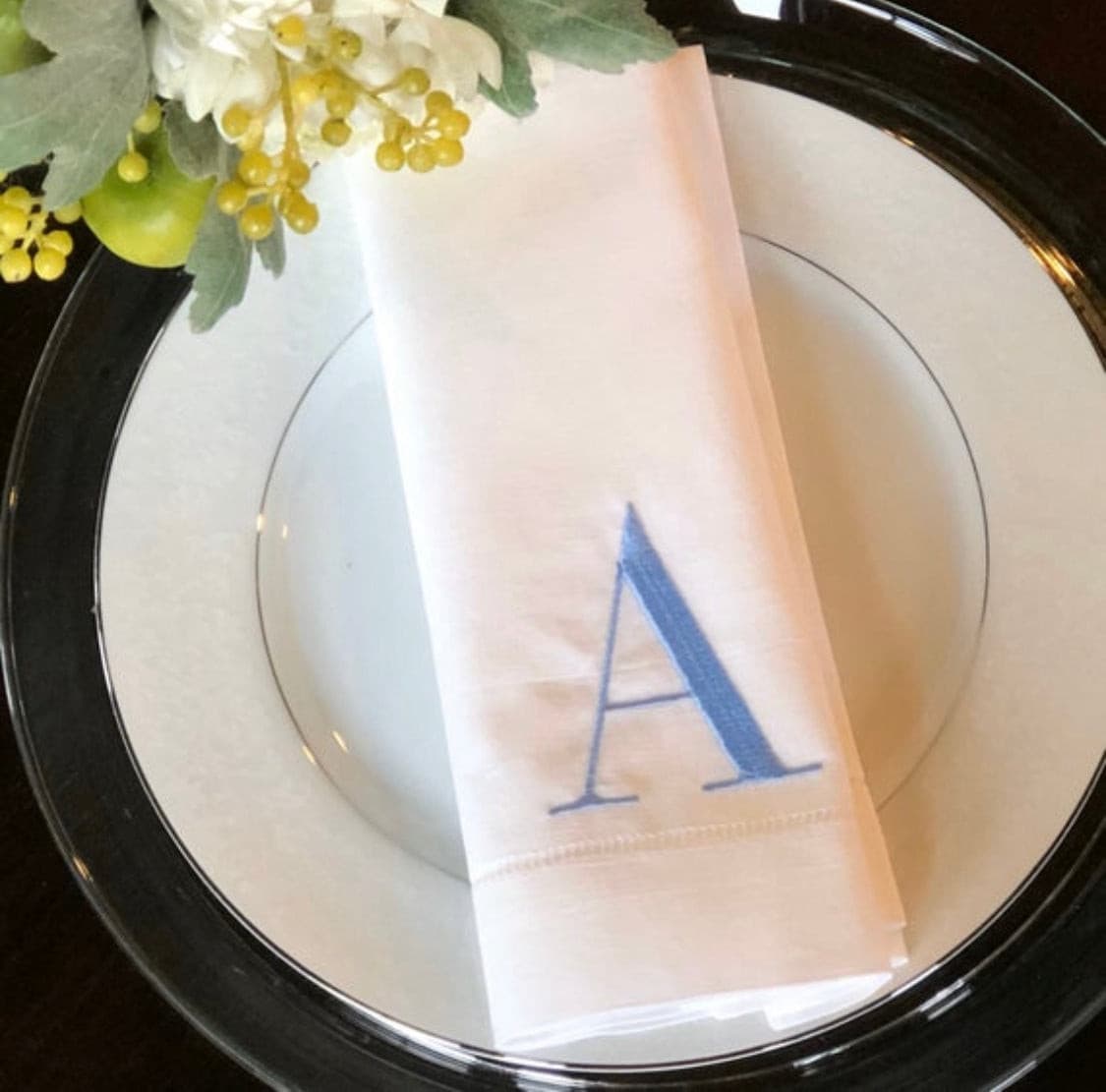 CeCe's Home & Gifts Ryan Monogrammed Dinner Napkin | CeCe's Home & Gifts