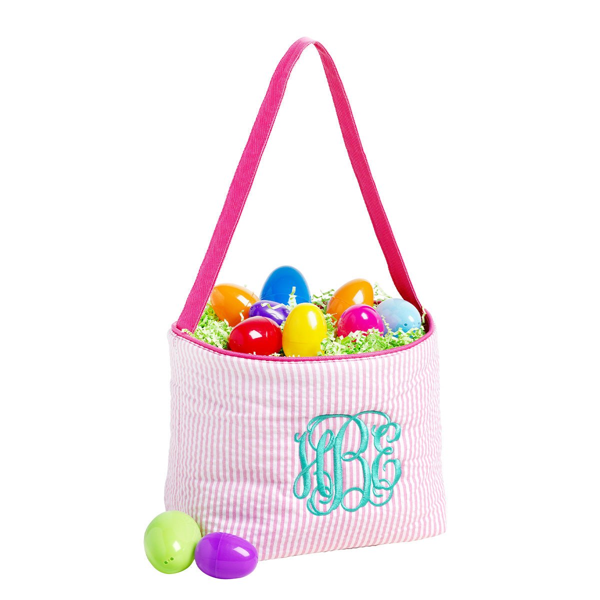 Viv & Lou Seersucker Easter Baskets by Viv & Lou | CeCe's Home & Gifts