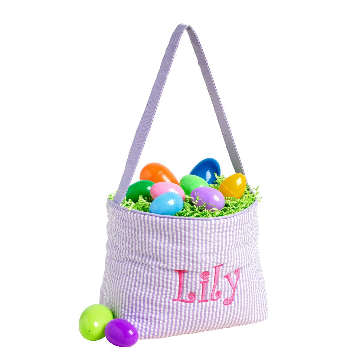 Viv & Lou Seersucker Easter Baskets by Viv & Lou | CeCe's Home & Gifts