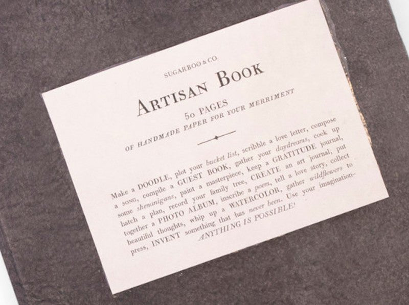 Sugarboo & Co. Sugarboo & Co. Artisan Charcoal Book | CeCe's Home & Gifts