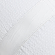 White Seersucker Hanging Garment Bag