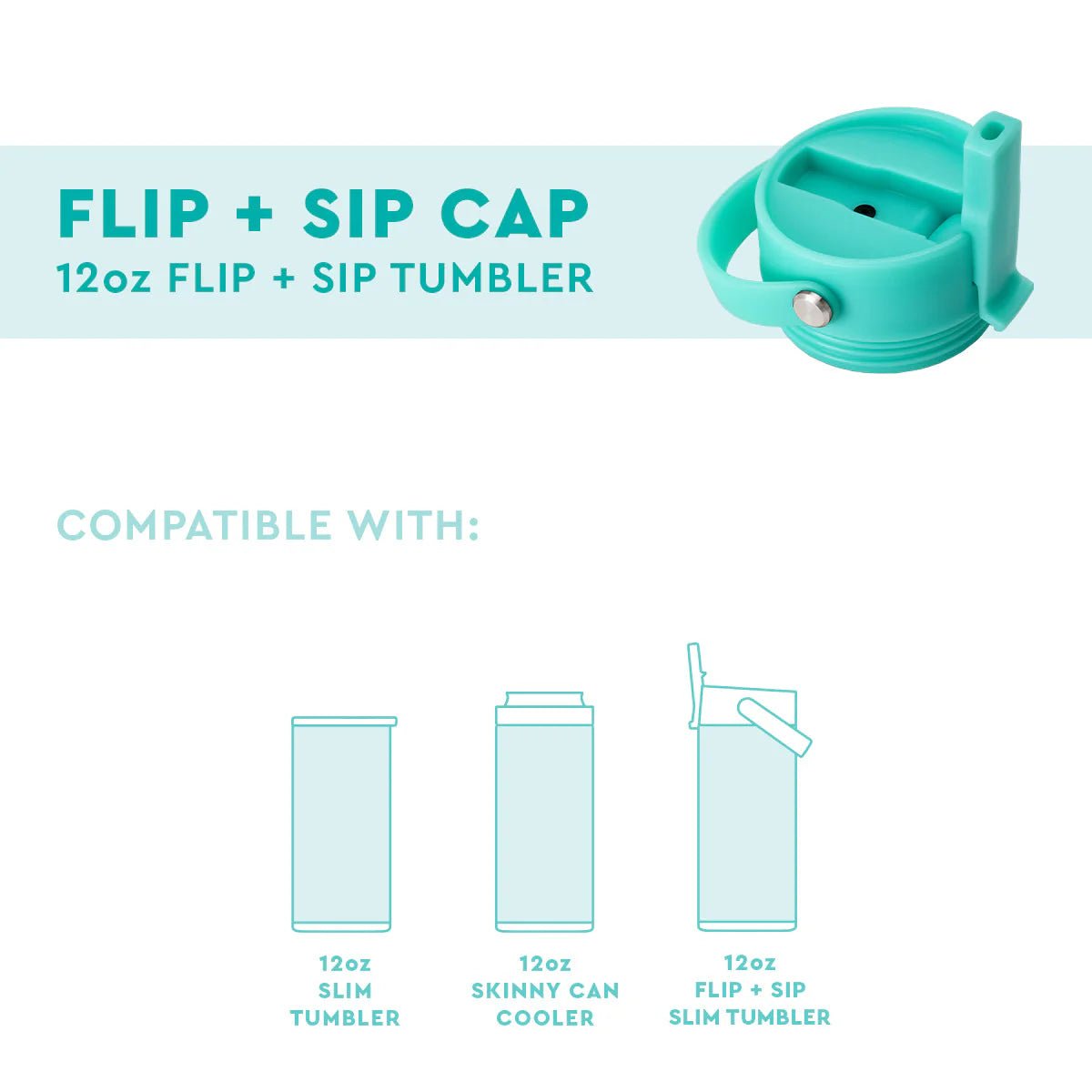SWIG Life SWIG Slim Can Flip + Sip Cap | CeCe's Home & Gifts