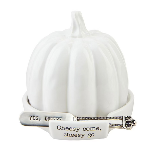 Mud Pie Mud Pie Pumpkin Cheese Ball Cloche Set | CeCe's Home & Gifts