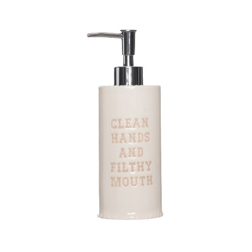 Totalee Gifts Totalee Gift "Dirty Mouth" Ceramic Soap Dispenser | CeCe's Home & Gifts