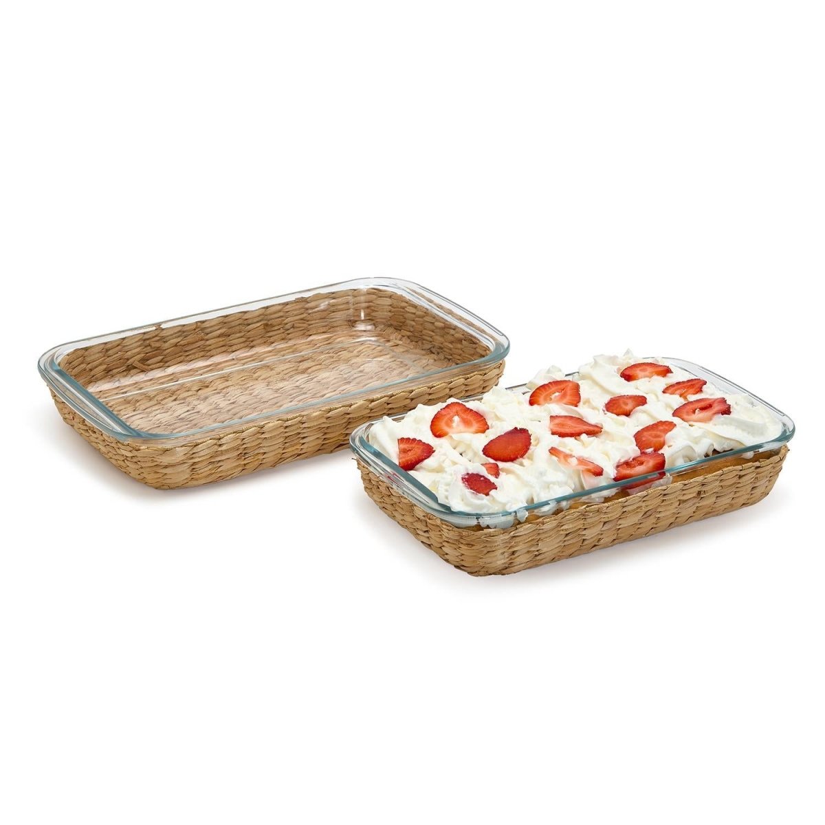 Two's Company Two's Company Borosilicate Glass Baking Dishes - Set of 2 | CeCe's Home & Gifts