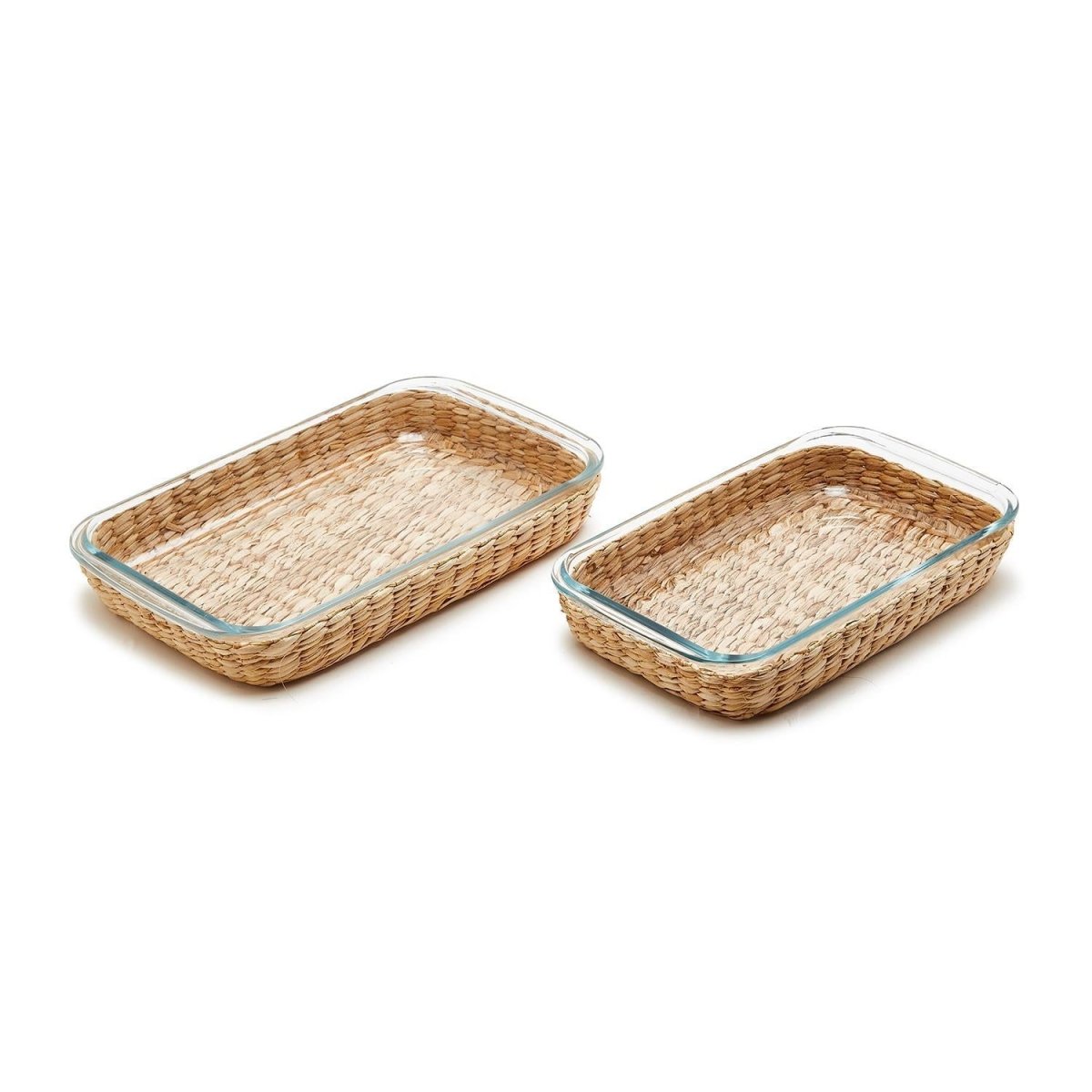Two's Company Two's Company Borosilicate Glass Baking Dishes - Set of 2 | CeCe's Home & Gifts