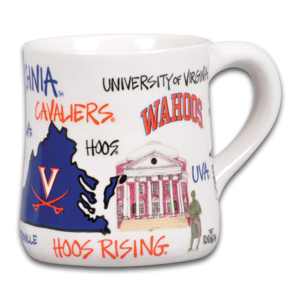 Magnolia Lane Univeristy of Virginia Icon Ceramic Mug | CeCe's Home & Gifts
