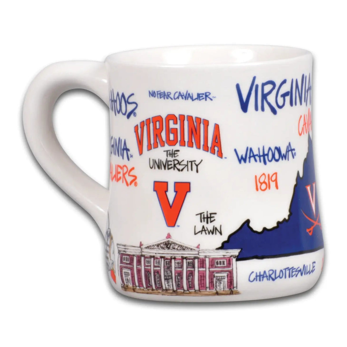 Magnolia Lane Univeristy of Virginia Icon Ceramic Mug | CeCe's Home & Gifts
