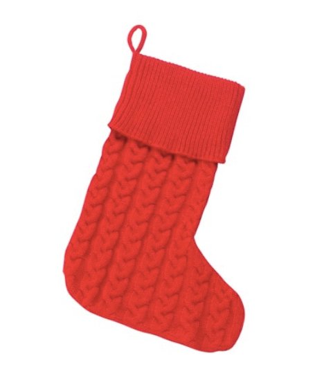 Viv & Lou Viv & Lou Cable Knit Stocking | CeCe's Home & Gifts