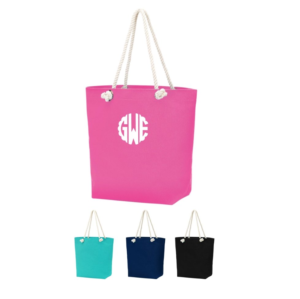 Viv & Lou Viv & Lou Castaway Canvas Tote | CeCe's Home & Gifts